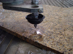Water Jet Cutting Granite